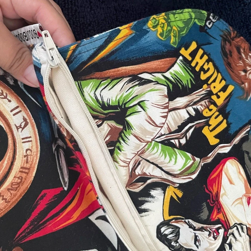 Monsters Cloth Canvas Over the Shoulder Bag - Picture 6 of 16